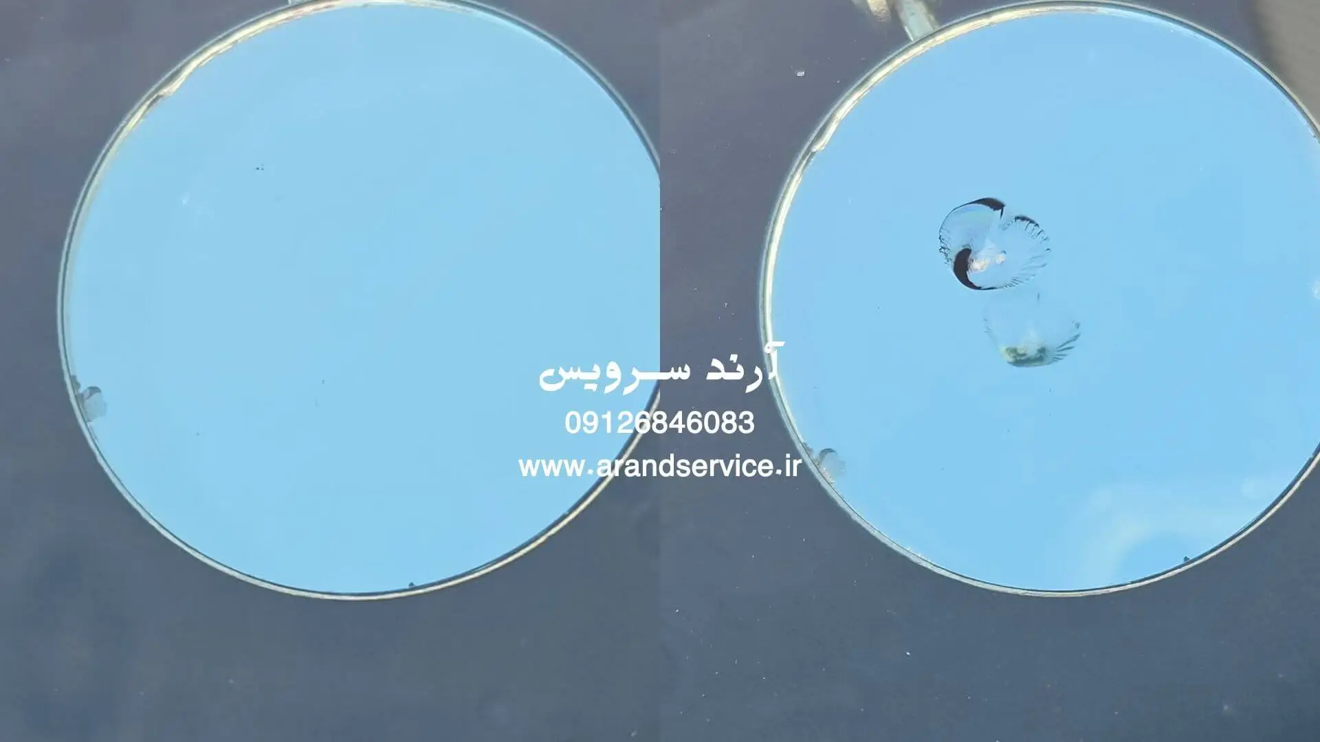 تعمیر سنگ خوردگی شیشه